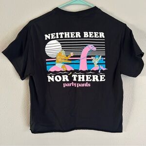 Party Pants Cropped T Shirt